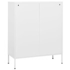Storage Cabinet White 31.5"x13.8"x40" Steel product image