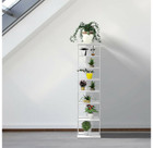 White Wooden 7-Tier Shoe Organizer Rack product image