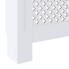 MDF Radiator Cover White 80.7" product image