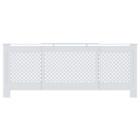 MDF Radiator Cover White 80.7" product image