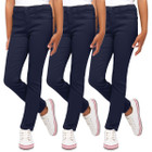 Girls' Super Stretch Pencil Skinny Pants (3-Pack) product image