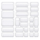 25-Piece Clear Plastic Drawer Organizers product image