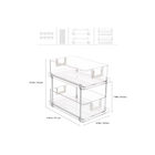 2-Tier Sliding Drawer Organizer product image