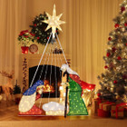 6ft Lighted Nativity Scene Decoration product image