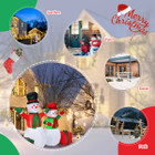 6ft Inflatable Snowmen Christmas Decoration product image