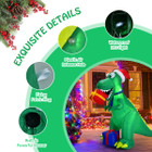  6ft Inflatable Dinosaur Christmas Decoration product image