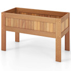 Solid Wood Elevated Planter Box with Legs product image