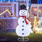 6ft Lighted Pop-Up Christmas Snowman with  Hat and Scarf product image