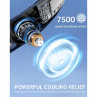 Rechargeable Personal Neck Fan with LED Display product image