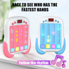 Interactive Rhythm Game Machine for Kids, Handheld Music & Light Puzzle Toy, Quick Push Pop Game (Pink) product image