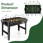 49" 4-in-1 Foosball and Pool Combo Game Table product image
