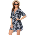 Women's Pullover Swim Beachwear Cover-up Tunic Dress product image
