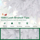 7FT Artificial Christmas Tree with 1880 PVC Branch Tips and LED Lights product image