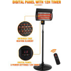 1,500W Warm-Living Outdoor Infrared Electric Patio Heater product image