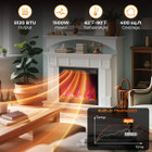 18" Electric Recessed 1500W Fireplace Heater Insert product image