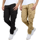 Men's Flex-Stretch Cotton Cargo Pants (1 to 3-Pack) product image
