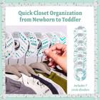 Baby Nest Designs Closet Dividers for Baby Clothes product image