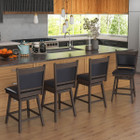 25" Rubber Wood Swivel Bar Stools (Set of 2) product image