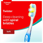 Colgate Twister Soft Toothbrush with Tongue Cleaner (12-Pack) product image