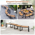 Curved 2-Person Patio Bench  product image