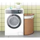 Bamboo Hamper Corner Laundry Basket  product image
