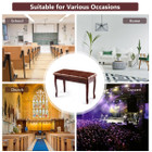 Solid Wood Piano Bench with PU Leather Seat  product image