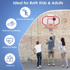 36" x 24" Wall Mounted Basketball Hoop with  Shatter-Proof Backboard product image