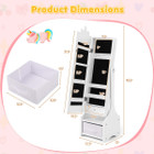 Kids Princess Makeup Vanity Set with Jewelry Cabinet product image