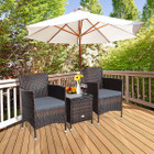 3-Piece Outdoor PE Rattan Wicker Furniture Set product image