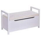 Cushioned Storage Ottoman Seat product image