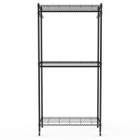 2-Tier Clothing Rack with Cover product image
