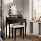 Vanity Dressing Table with Cushioned Bench product image