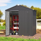 6' x 4' Metal Storage Shed with Lockable Doors product image