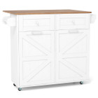 Rolling Kitchen Island Drop-Leaf Cart  product image