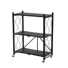 Foldable Storage Shelf with Wheels (3/4/5-Tier Options) product image
