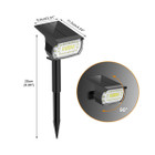 57-LED Solar Cool White Spotlight (4-Pack) product image