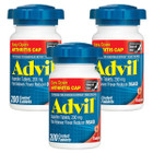 Advil Ibuprofen Coated Tablets, 200mg, 200 ct. (1 to 3-Pack) product image