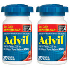 Advil Ibuprofen Coated Tablets, 200mg, 200 ct. (1 to 3-Pack) product image