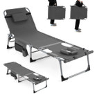 Outdoor Folding Chaise Lounge (1- or 2-Pack) product image