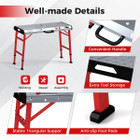 Welding Table with Adjustable Height and 2 Bar Clamps - 42" x 21" product image