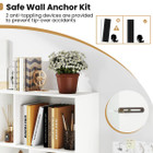 63" Tall Floor Standing Open Bookshelf with 10 Cubbies product image