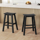 29" Patio Bar Stool with Curved Seat (Set of 2) product image