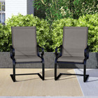 Outdoor C-Spring Motion Rocking Chairs (Set of 2) product image