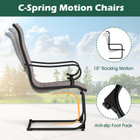 Outdoor C-Spring Motion Rocking Chairs (Set of 2) product image