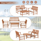 Acacia Wood Outdoor Furniture Set with Coffee Table  product image