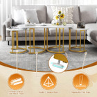 3-Piece Nesting Coffee Table Set with Faux Marble Tabletop  product image