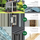 4.2' x 7' Small Metal Wall Lean-To Storage Cabinet product image