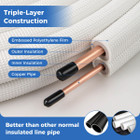 Air Condition Copper Tubing Hose Extension for Mini Split AC System (25 or 50 ft) product image