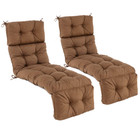 Outdoor Chaise Lounge Cushion with Ties (2-Pack) product image