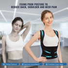 Back Brace and Posture Corrector Adjustable And Lightweight Posture Corrector Back Support Provides Support And Shape For Neck, Shoulders And Back(Size S) product image